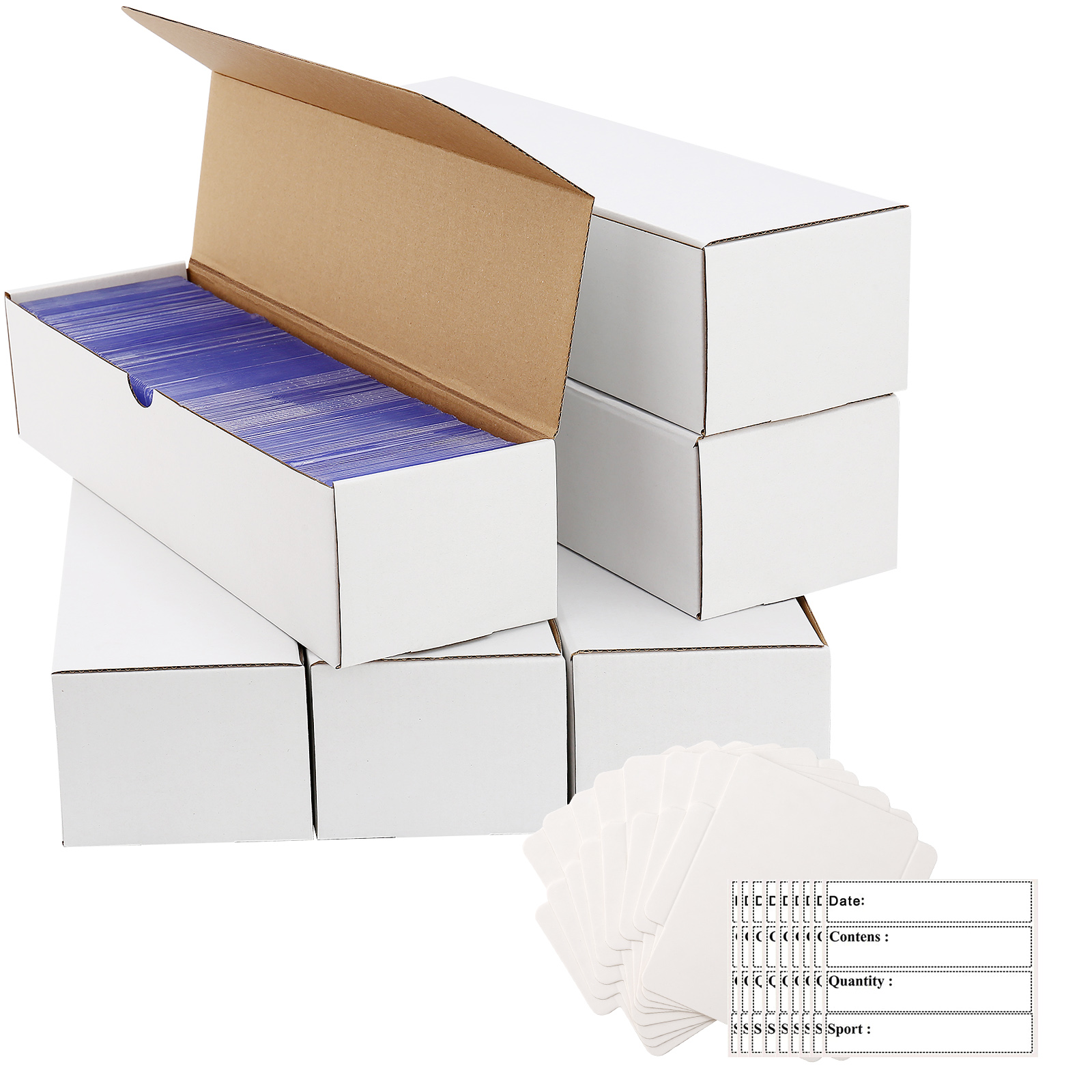 Card Storage Box,Trading Card Storage Box,Sports card storage box fits Baseball Cards,Football Cards,Basketball Cards,Collectible Gaming \u0026 Trading Cards